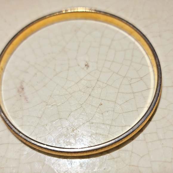 Vintage Monet brush gold texture bangle bracelet #bangle #braceletstack - Picture 6 of 7